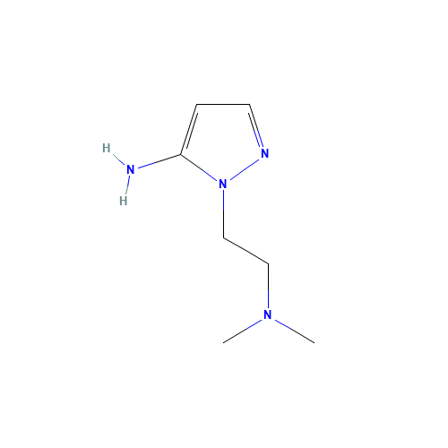 2-[2-(dimethylamino)ethyl]pyrazol-3-amine (CAS: 1224888-23-6) - Related Chemical Product
