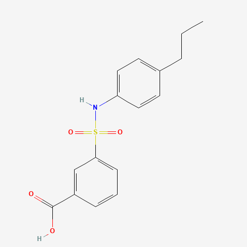 3-[(4-propylphenyl)sulfamoyl]benzoic acid (CAS: 1057945-59-1) - Related Chemical Product