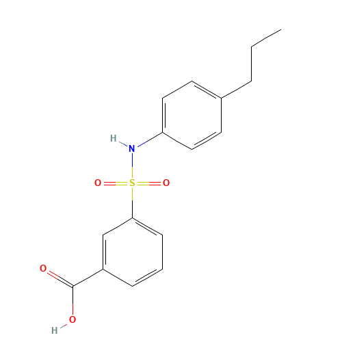 3-[(4-propylphenyl)sulfamoyl]benzoic acid (CAS: 1057945-59-1) - Related Chemical Product