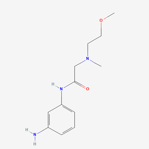 N-(3-aminophenyl)-2-[2-methoxyethyl(methyl)amino]acetamide (CAS: 891856-40-9) - Related Chemical Product