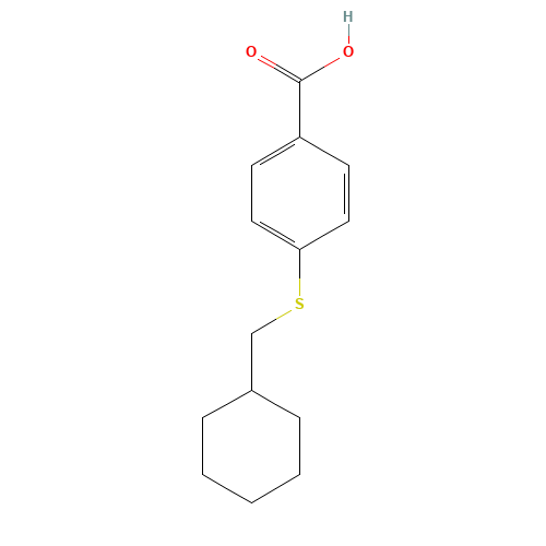 4-(cyclohexylmethylsulfanyl)benzoic acid (CAS: 32910-60-4) - Related Chemical Product