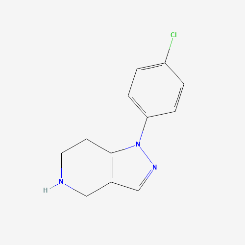 1-(4-chlorophenyl)-4,5,6,7-tetrahydropyrazolo[4,3-c]pyridine (CAS: 1211876-36-6) - Related Chemical Product