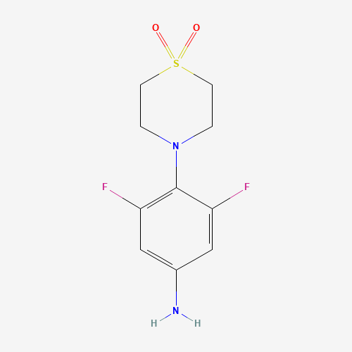 4-(1,1-dioxo-1,4-thiazinan-4-yl)-3,5-difluoroaniline (CAS: 383199-91-5) - Related Chemical Product