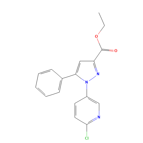 ethyl 1-(6-chloropyridin-3-yl)-5-phenylpyrazole-3-carboxylate (CAS: 741287-66-1) - Related Chemical Product