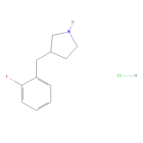 3-[(2-fluorophenyl)methyl]pyrrolidine;hydrochloride (CAS: 193220-15-4) - Related Chemical Product