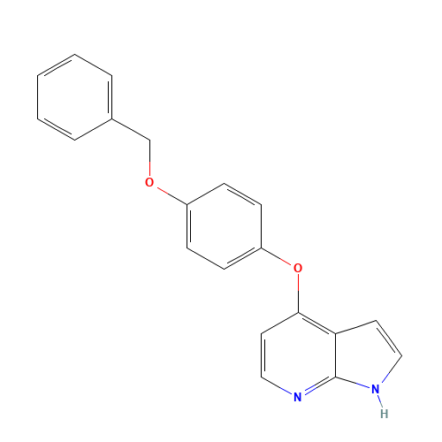 4-(4-phenylmethoxyphenoxy)-1H-pyrrolo[2,3-b]pyridine (CAS: 769961-42-4) - Related Chemical Product