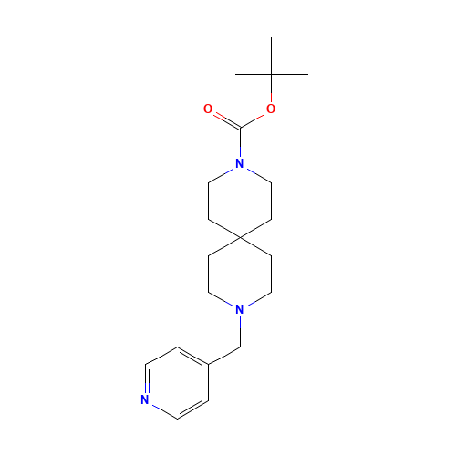 tert-butyl 9-(pyridin-4-ylmethyl)-3,9-diazaspiro[5.5]undecane-3-carboxylate (CAS: 1246508-52-0) - Related Chemical Product