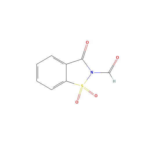 1,1,3-trioxo-1,2-benzothiazole-2-carbaldehyde (CAS: 50978-45-5) - Related Chemical Product