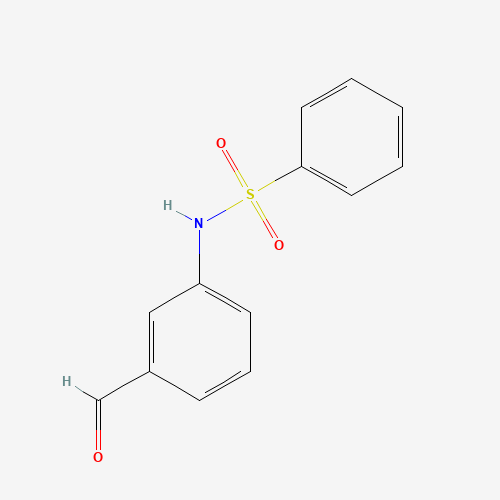 N-(3-formylphenyl)benzenesulfonamide (CAS: 151721-35-6) - Chemical Structure and Molecular Formula 