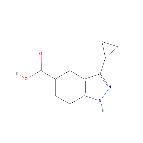 3-cyclopropyl-4,5,6,7-tetrahydro-1H-indazole-5-carboxylic acid (CAS: 1359655-90-5) - Related Chemical Product