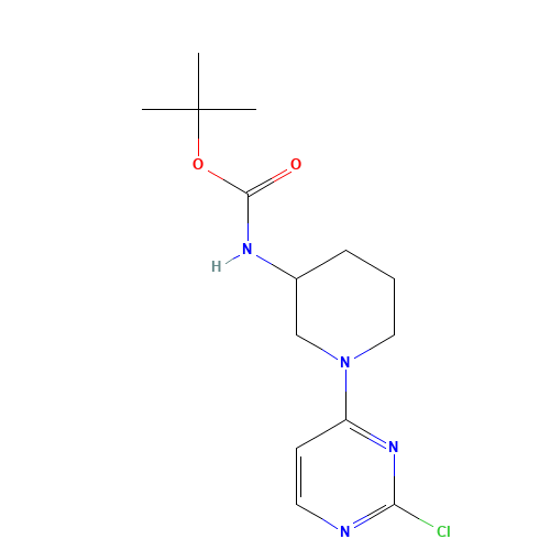 tert-butyl N-[1-(2-chloropyrimidin-4-yl)piperidin-3-yl]carbamate (CAS: 1420956-78-0) - Related Chemical Product