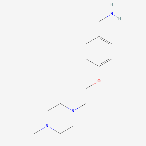 [4-[2-(4-methylpiperazin-1-yl)ethoxy]phenyl]methanamine (CAS: 128540-39-6) - Related Chemical Product