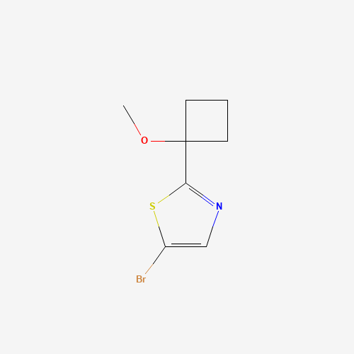 5-bromo-2-(1-methoxycyclobutyl)-1,3-thiazole (CAS: 1312535-36-6) - Related Chemical Product