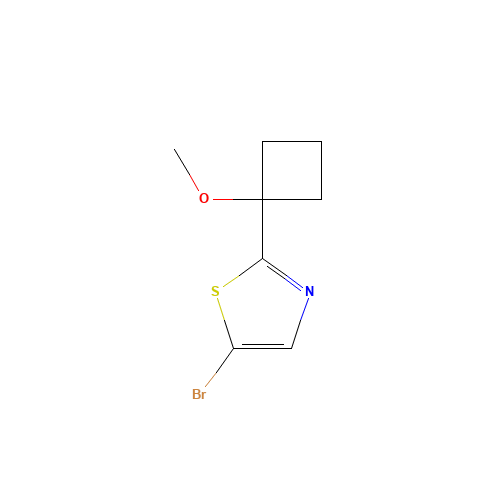 5-bromo-2-(1-methoxycyclobutyl)-1,3-thiazole (CAS: 1312535-36-6) - Related Chemical Product