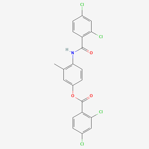 [4-[(2,4-dichlorobenzoyl)amino]-3-methylphenyl] 2,4-dichlorobenzoate (CAS: 1363166-08-8) - Related Chemical Product