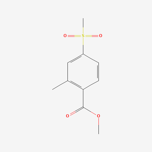 methyl 2-methyl-4-methylsulfonylbenzoate (CAS: 875895-64-0) - Chemical Structure and Molecular Formula 