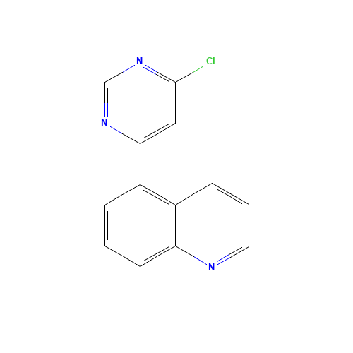 5-(6-chloropyrimidin-4-yl)quinoline (CAS: 851985-89-2) - Related Chemical Product