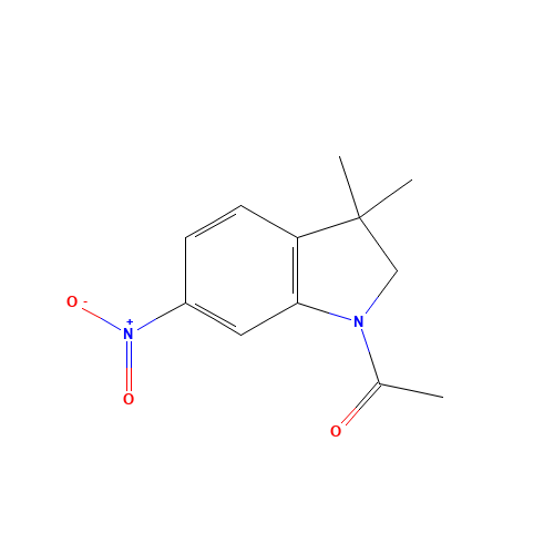 1-(3,3-dimethyl-6-nitro-2H-indol-1-yl)ethanone (CAS: 453562-68-0) - Related Chemical Product