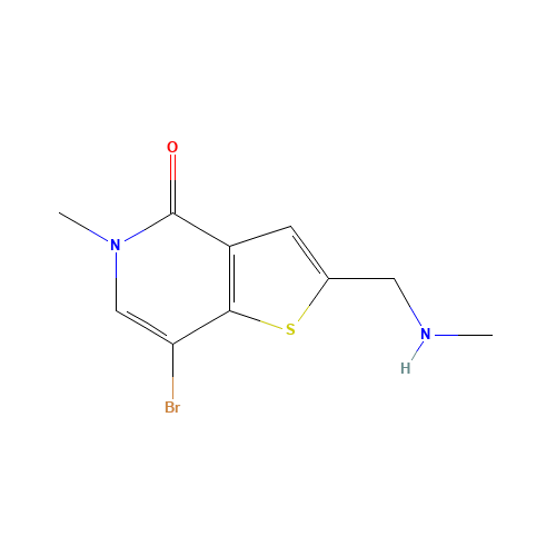 7-bromo-5-methyl-2-(methylaminomethyl)thieno[3,2-c]pyridin-4-one (CAS: 1610520-53-0) - Related Chemical Product