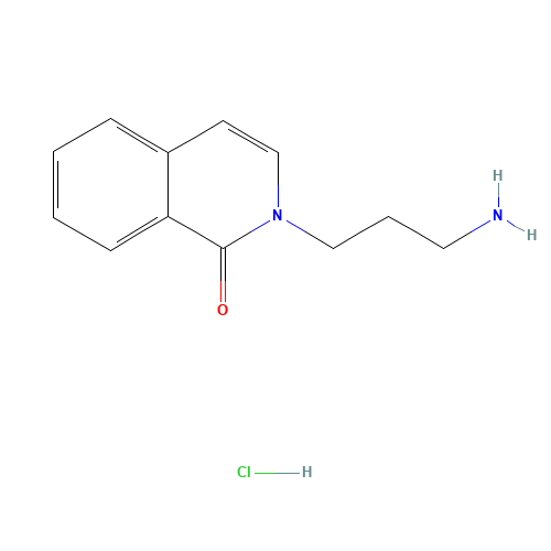 2-(3-aminopropyl)isoquinolin-1-one;hydrochloride (CAS: 857808-68-5) - Related Chemical Product