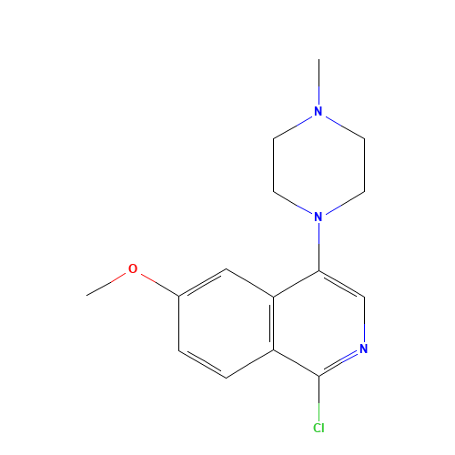 1-chloro-6-methoxy-4-(4-methylpiperazin-1-yl)isoquinoline (CAS: 1409964-91-5) - Related Chemical Product