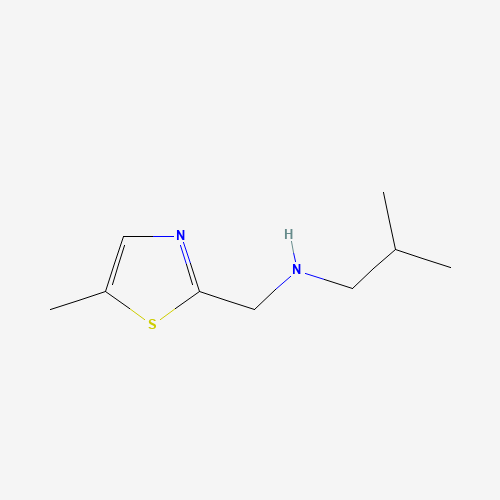 2-methyl-N-[(5-methyl-1,3-thiazol-2-yl)methyl]propan-1-amine (CAS: 920481-51-2) - Related Chemical Product