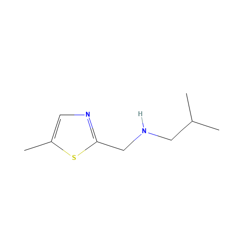2-methyl-N-[(5-methyl-1,3-thiazol-2-yl)methyl]propan-1-amine (CAS: 920481-51-2) - Related Chemical Product