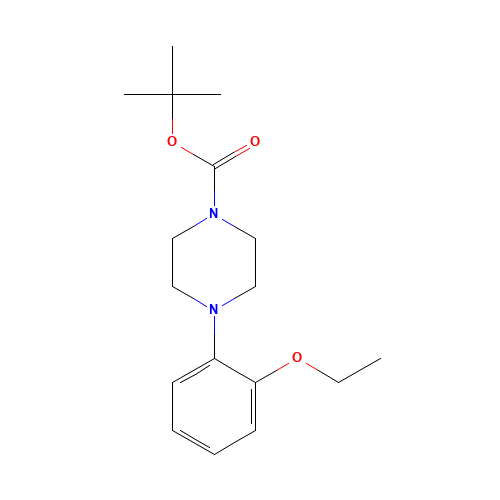 tert-butyl 4-(2-ethoxyphenyl)piperazine-1-carboxylate (CAS: 1121596-73-3) - Chemical Structure and Molecular Formula 