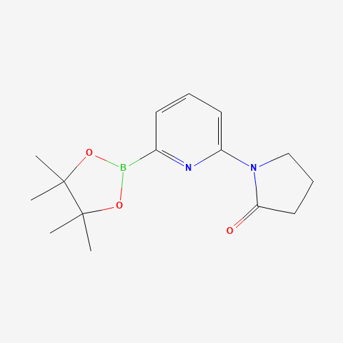 1-[6-(4,4,5,5-tetramethyl-1,3,2-dioxaborolan-2-yl)pyridin-2-yl]pyrrolidin-2-one (CAS: 1352645-48-7) - Related Chemical Product