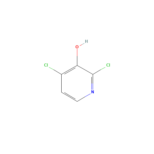 2,4-dichloropyridin-3-ol (CAS: 405141-76-6) - Chemical Structure and Molecular Formula 
