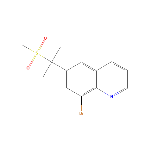 8-bromo-6-(2-methylsulfonylpropan-2-yl)quinoline (CAS: 346629-99-0) - Related Chemical Product
