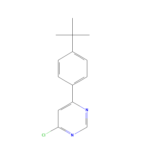 4-(4-tert-butylphenyl)-6-chloropyrimidine (CAS: 659729-07-4) - Related Chemical Product