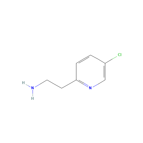 2-(5-chloropyridin-2-yl)ethanamine (CAS: 1060802-15-4) - Chemical Structure and Molecular Formula 