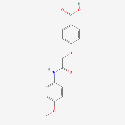 4-[2-(4-methoxyanilino)-2-oxoethoxy]benzoic acid (CAS: 852980-66-6) - Related Chemical Product