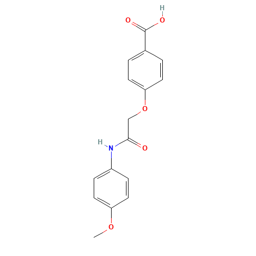 4-[2-(4-methoxyanilino)-2-oxoethoxy]benzoic acid (CAS: 852980-66-6) - Related Chemical Product