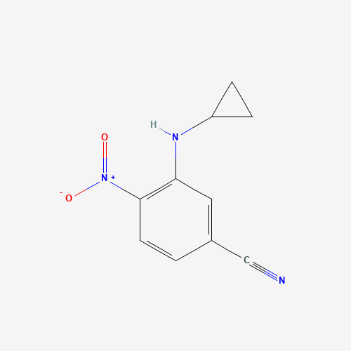 3-(cyclopropylamino)-4-nitrobenzonitrile (CAS: 1356483-72-1) - Related Chemical Product