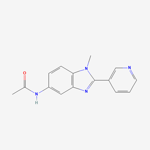 N-(1-methyl-2-pyridin-3-ylbenzimidazol-5-yl)acetamide (CAS: 1356481-33-8) - Related Chemical Product