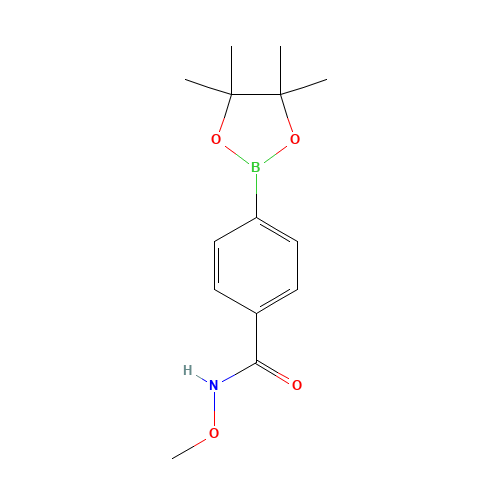 N-methoxy-4-(4,4,5,5-tetramethyl-1,3,2-dioxaborolan-2-yl)benzamide (CAS: 1204742-78-8) - Related Chemical Product