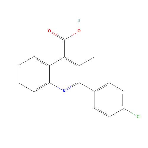 2-(4-chlorophenyl)-3-methylquinoline-4-carboxylic acid (CAS: 43071-47-2) - Related Chemical Product