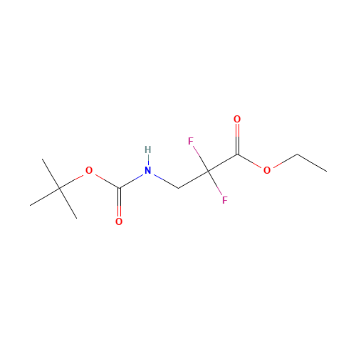 ethyl 2,2-difluoro-3-[(2-methylpropan-2-yl)oxycarbonylamino]propanoate (CAS: 847986-13-4) - Related Chemical Product