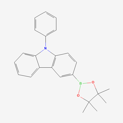 9-phenyl-3-(4,4,5,5-tetramethyl-1,3,2-dioxaborolan-2-yl)carbazole (CAS: 1126522-69-7) - Related Chemical Product