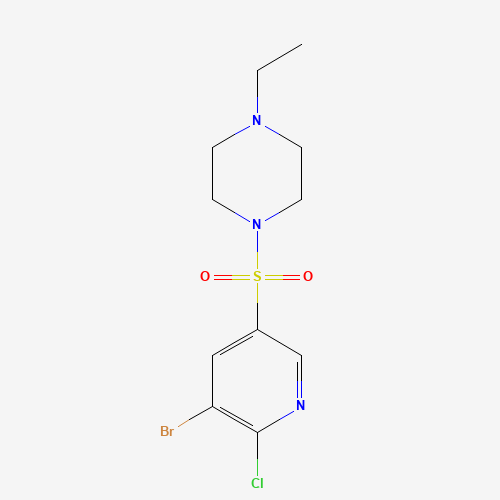 1-(5-bromo-6-chloropyridin-3-yl)sulfonyl-4-ethylpiperazine (CAS: 247582-63-4) - Related Chemical Product