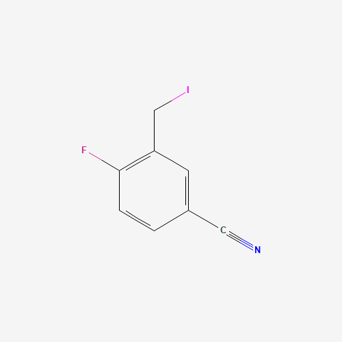 4-fluoro-3-(iodomethyl)benzonitrile (CAS: 1340556-03-7) - Related Chemical Product