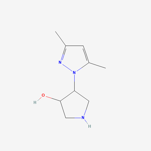 4-(3,5-dimethylpyrazol-1-yl)pyrrolidin-3-ol (CAS: 1344054-42-7) - Related Chemical Product