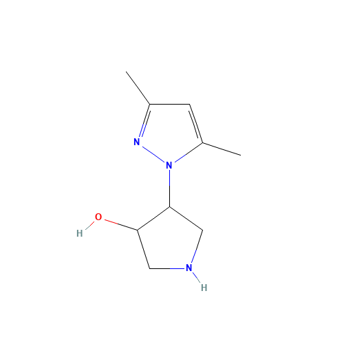 4-(3,5-dimethylpyrazol-1-yl)pyrrolidin-3-ol (CAS: 1344054-42-7) - Related Chemical Product