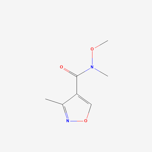 N-methoxy-N,3-dimethyl-1,2-oxazole-4-carboxamide (CAS: 496870-91-8) - Related Chemical Product