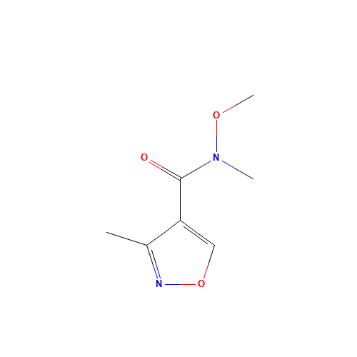 N-methoxy-N,3-dimethyl-1,2-oxazole-4-carboxamide (CAS: 496870-91-8) - Related Chemical Product