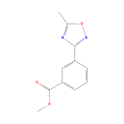 methyl 3-(5-methyl-1,2,4-oxadiazol-3-yl)benzoate (CAS: 1092566-65-8) - Related Chemical Product