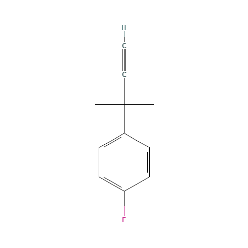 1-fluoro-4-(2-methylbut-3-yn-2-yl)benzene (CAS: 1242272-80-5) - Related Chemical Product
