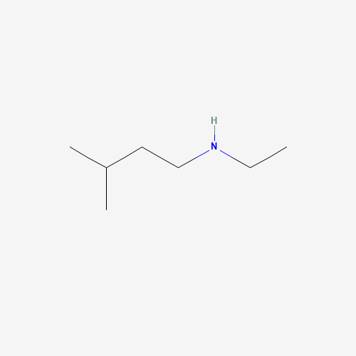 N-ethyl-3-methylbutan-1-amine (CAS: 21035-52-9) - Chemical Structure and Molecular Formula 